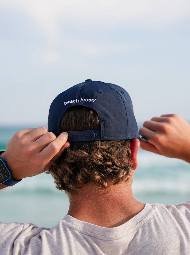 30A Gear - 30A Wordmark Beach Happy Rope Hat: Blue