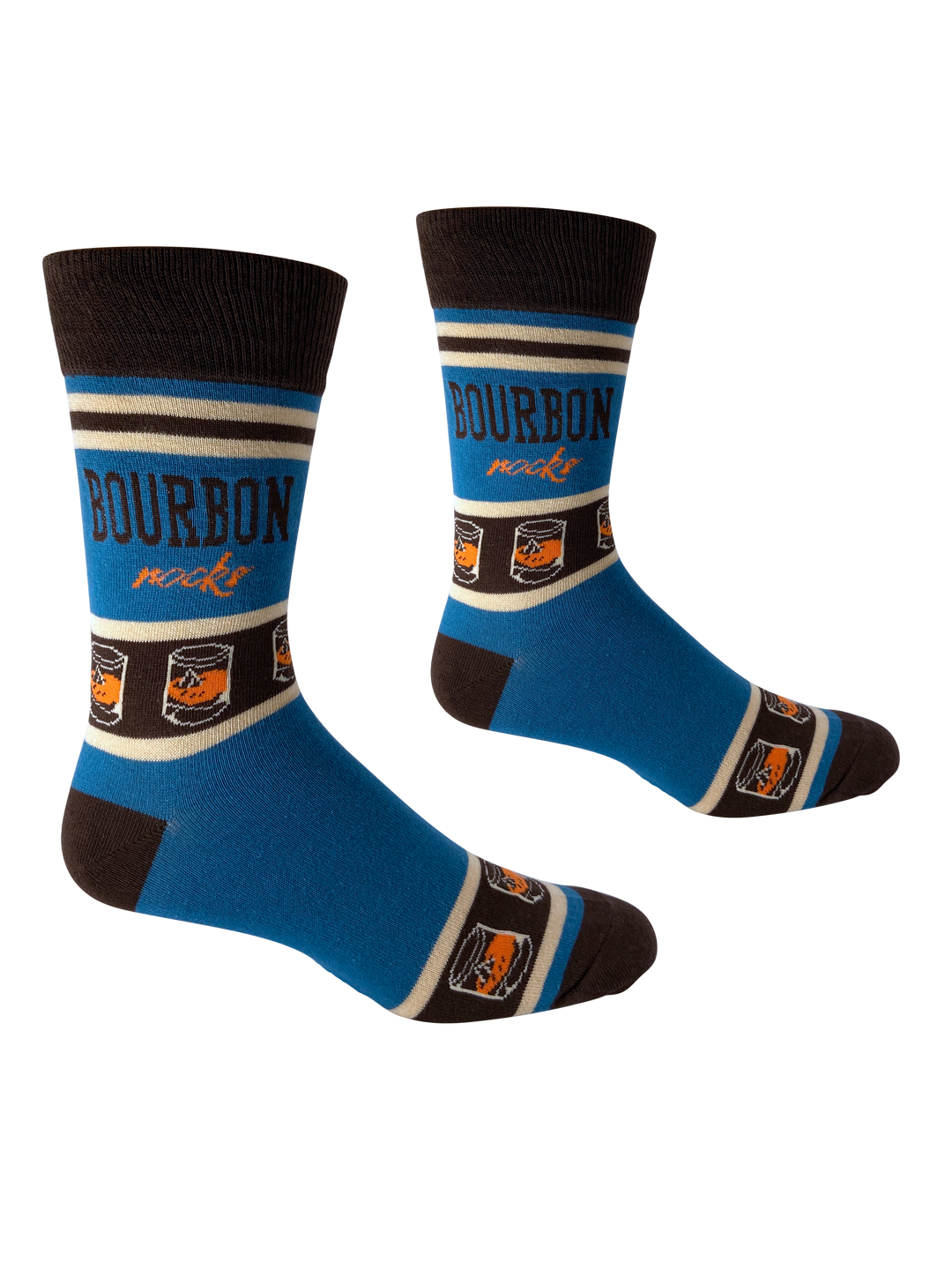 Buy Socks You All - Bourbon Rocks - Men's Socks