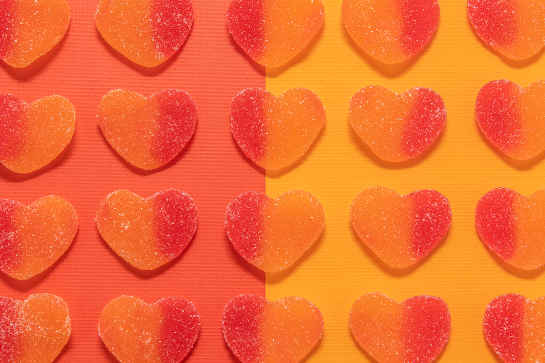 Candy Club - Peach Hearts