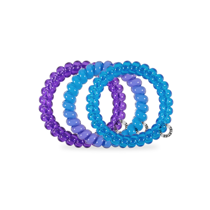 TELETIES - Spiral Hair Coils | Large | Miami Vice