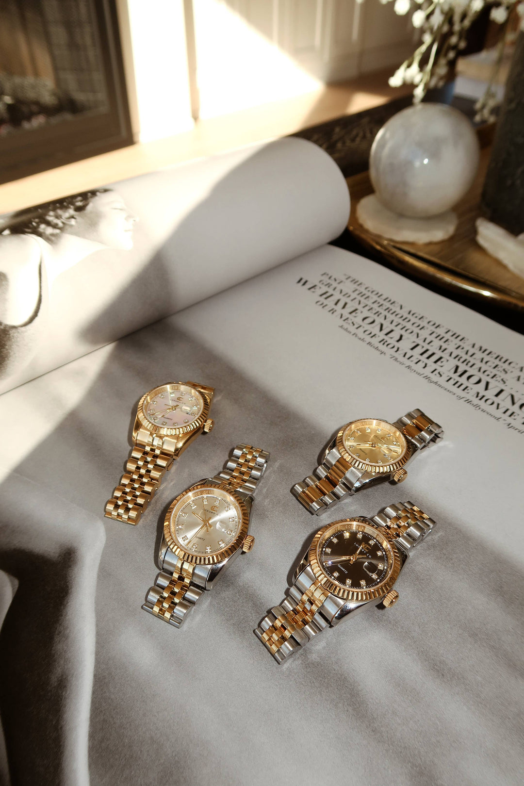 C&C LUXURY CO. - 31MM CLASSIC WATCH - Gold & Mother of Pearl