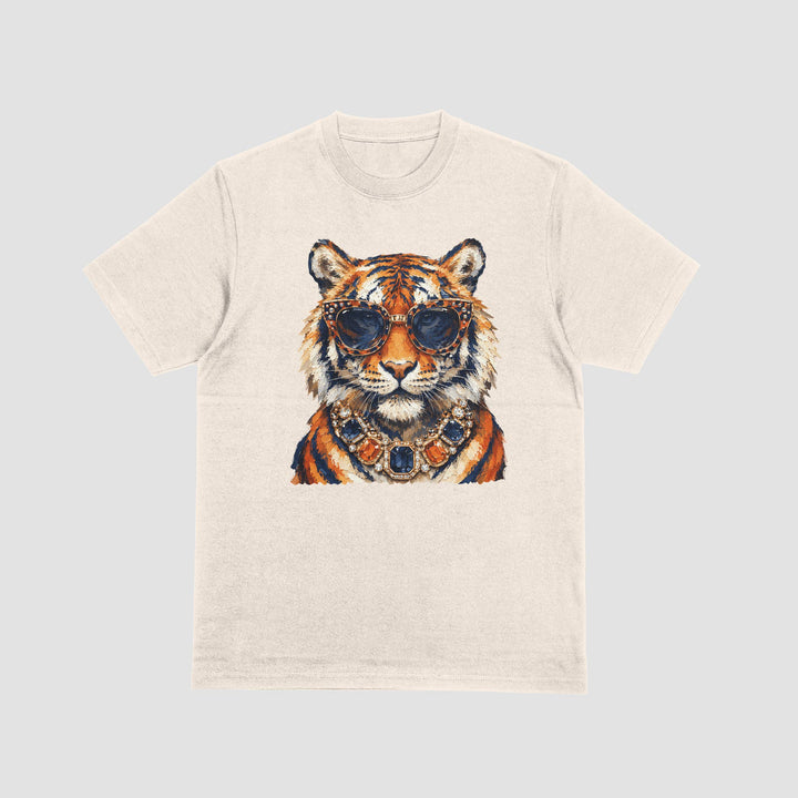 Rainwater Designs - Glam Tiger Game Day Tee | Comfort Colors® Ivory: S