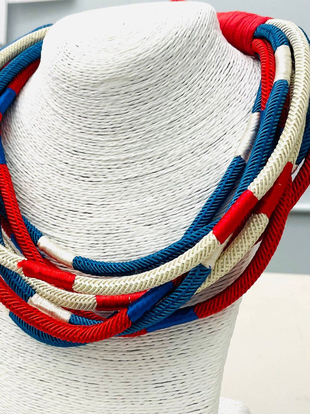 TWO FORTY TWO - "Original" Slub 8-strand (red/blue/ecru) NK853