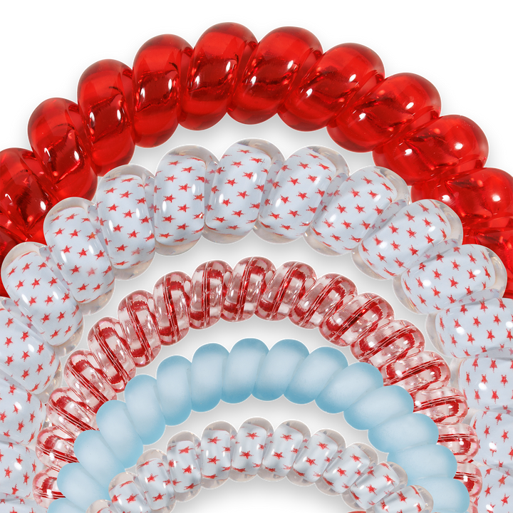 TELETIES - Spiral Hair Coils | Mix Pack | Oh My Stars! Hair Ties