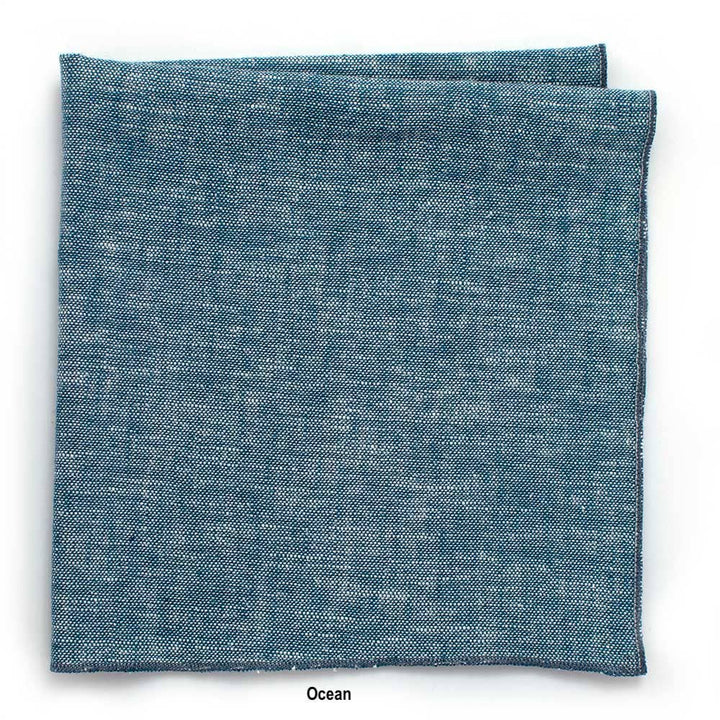 General Knot & Co. - Irish Linen Pocket Squares: Coral