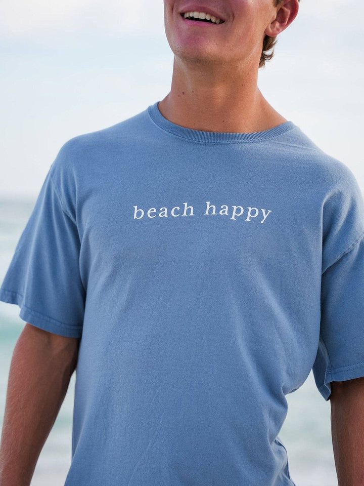 30A Gear - 30A Beach Happy Minimalistic T-Shirt: Light Green / L