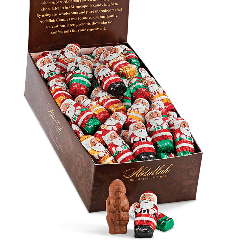 Mini Foiled Santas – Milk Chocolate