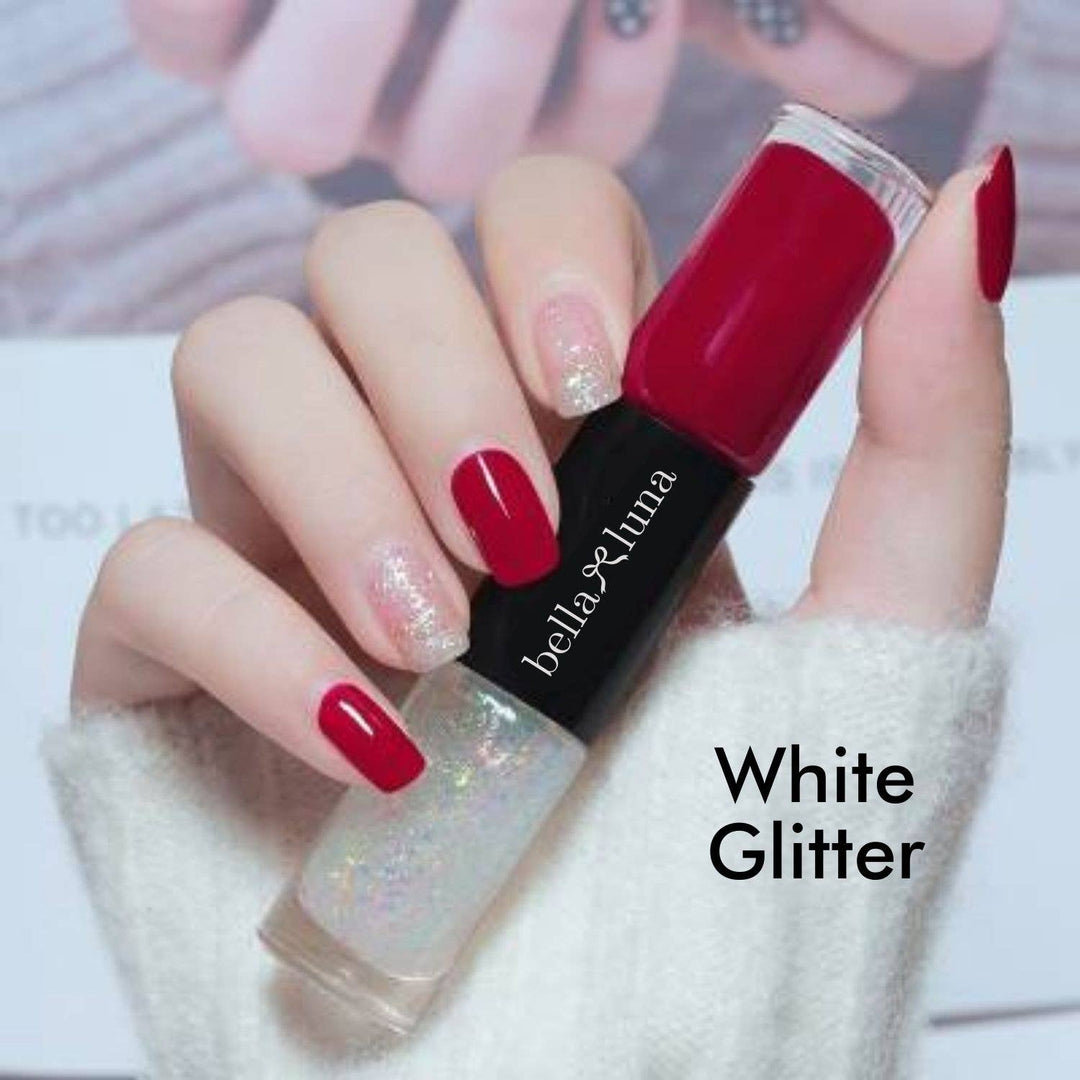 Tiny Gift Society - Double Nail Polish - Trendy Colors, Glitter Polish Gift: Periwinkle