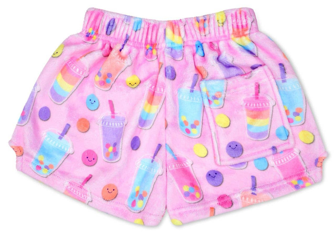 Iscream - Rainboba Tea Plush Shorts-XS