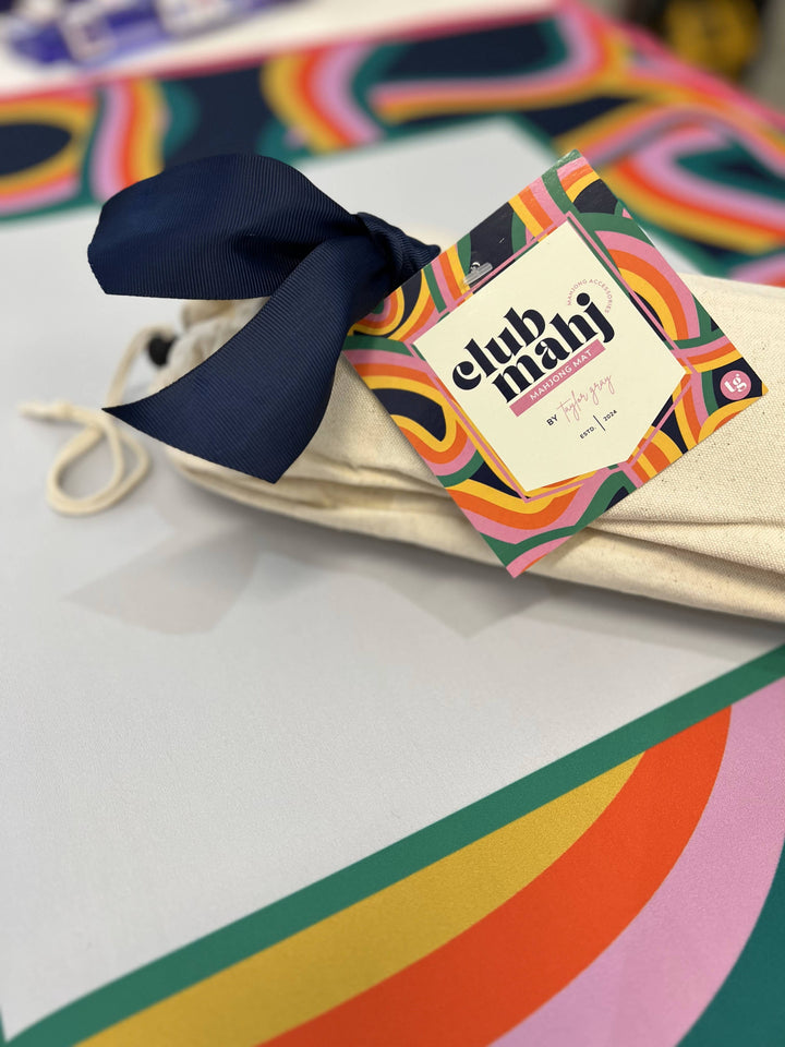 TAYLOR GRAY - Mahjong Mat Swirls