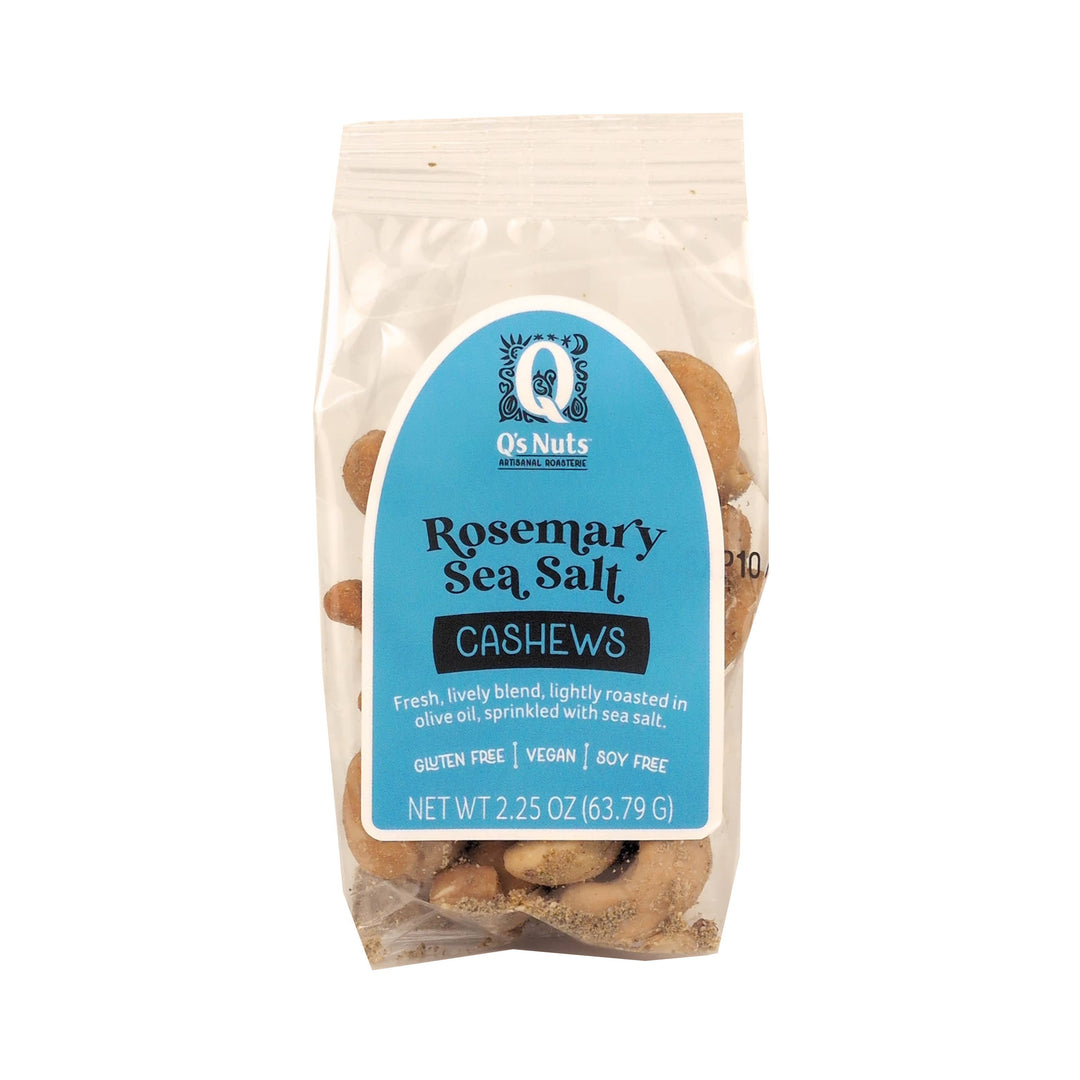 Q's Nuts, LLC - 2.25 oz Rosemary with Sea Salt Cashew