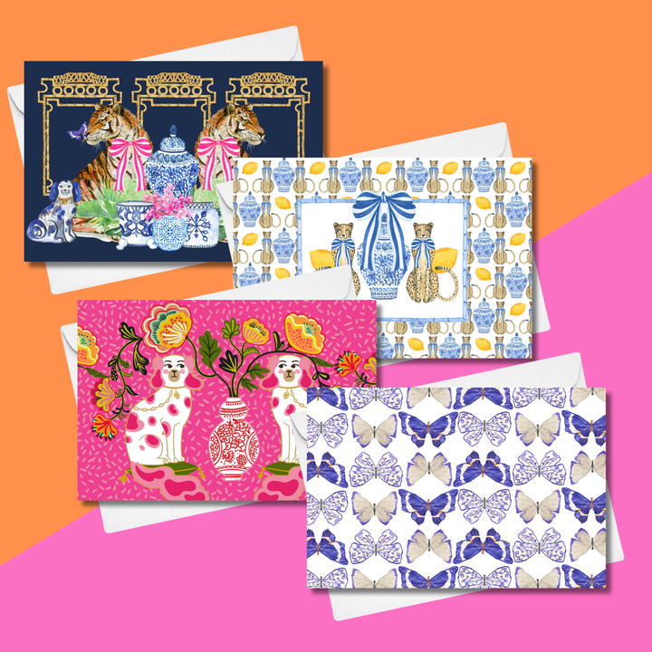 TAYLOR GRAY - Chinoiserie NOTECARD set