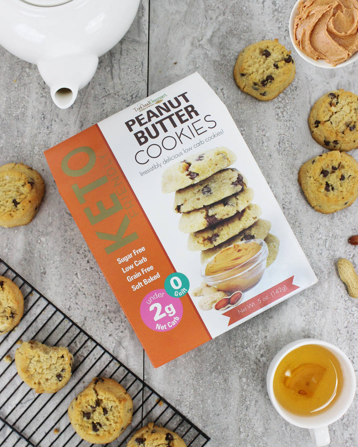Too Good Gourmet - Keto Cookies (5oz) - Box 12 Count: Chocolate Chip Cream Cheese