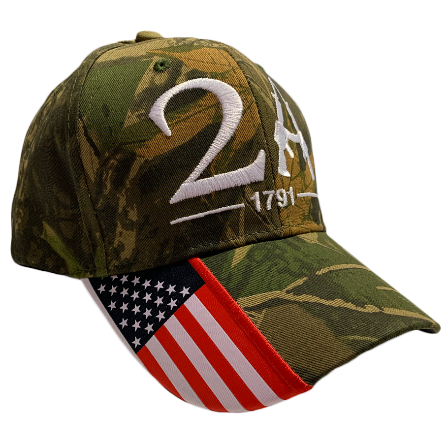 I Love My Freedom - Woodland Camo Second Amendment Hat