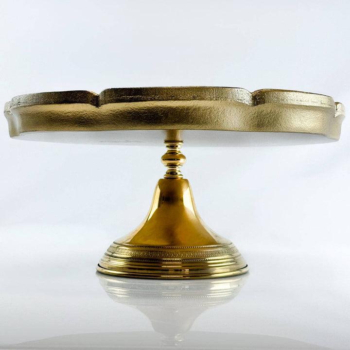Via Graceffo - Florentine Carved Gilded Wood Cake Stand