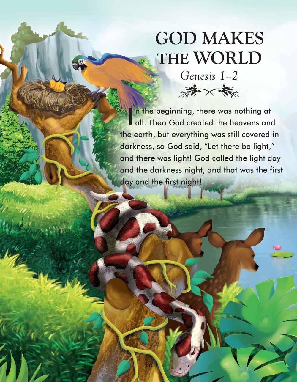 Harvest House Publishers Gift & Specialty Books - The Complete Illustrated Children's Bible: Hardcover / English