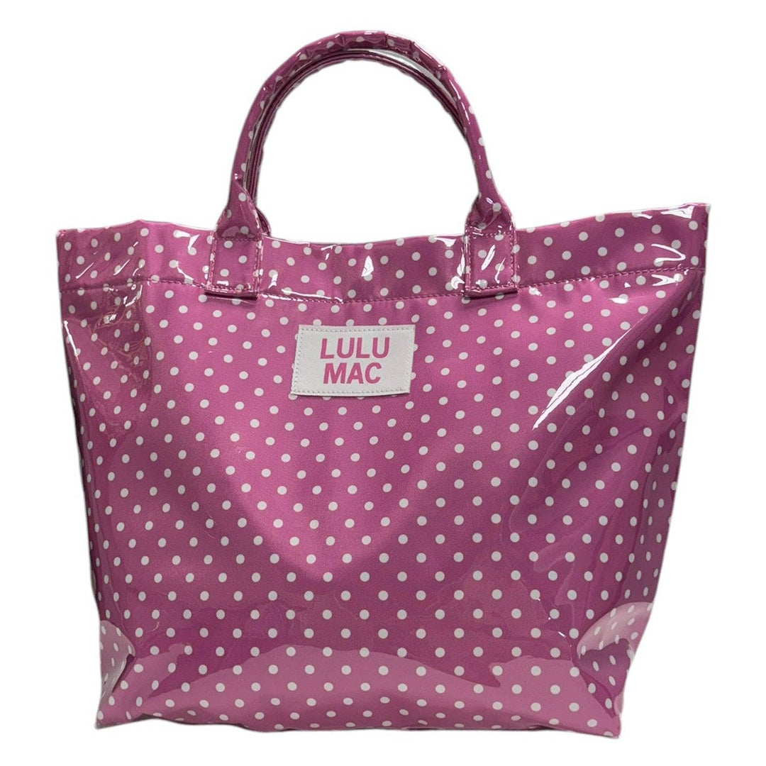 Girlie Girl Originals - LM-BG-1003 TOTE BAG PINK/WHITE DOT