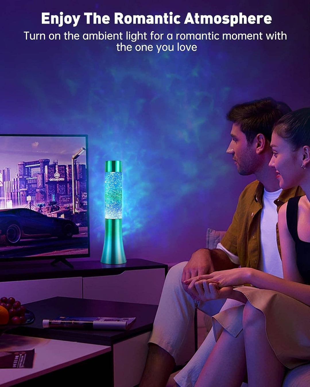 Tech Mod Lava Lamps – Glitter Green