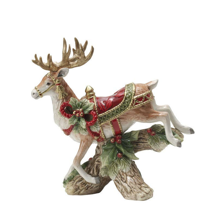 Fitz and Floyd® Mikasa® Pfaltzgraff® - Fitz & Floyd Holiday Hme Deer CndleHolder Gift Box Pkg