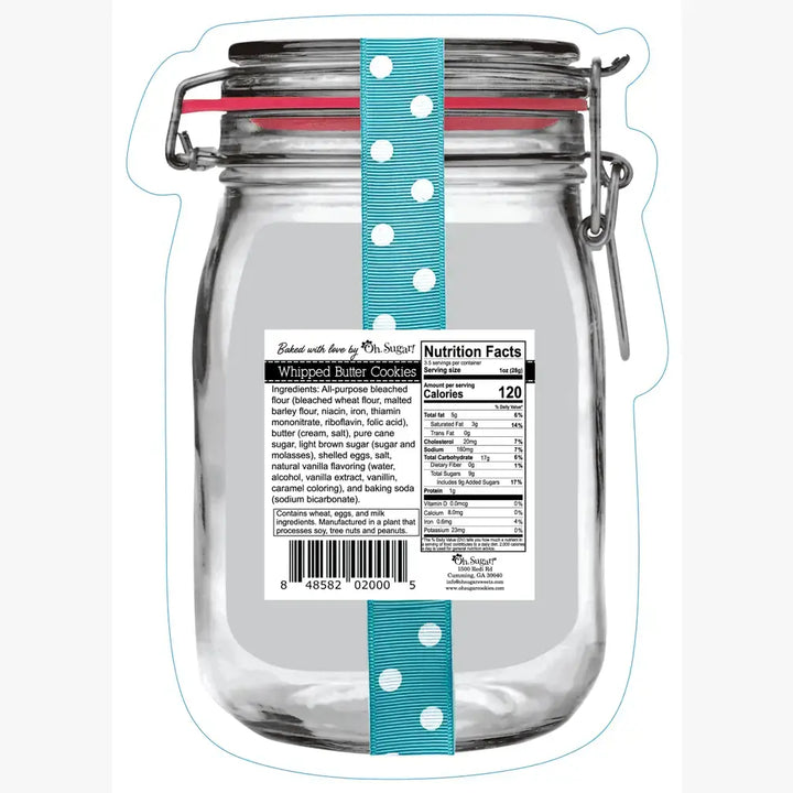 Oh, Sugar! - Cookie Mason Jar Pouches - Everyday Mixed Flavor - Small
