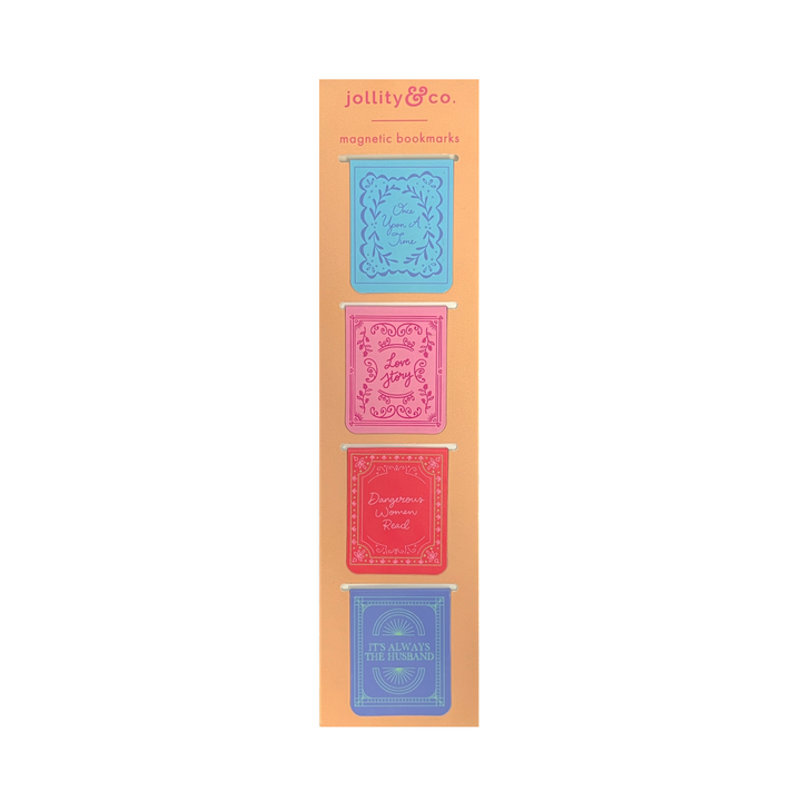 Jollity & Co. + Daydream Society - Book Club Magnetic Bookmark Set
