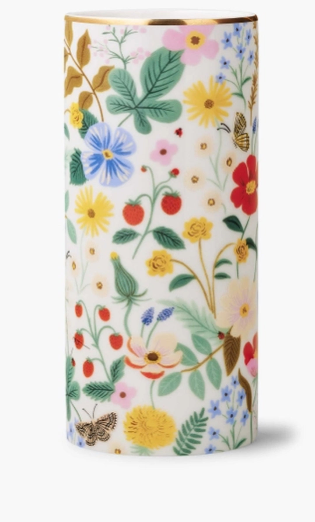 Strawberry Fields Porcelain Vase - Rifle Paper Co