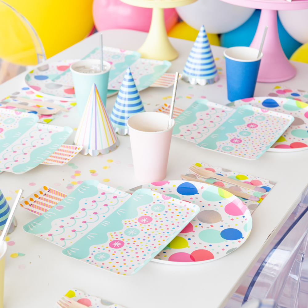 Jollity & Co. + Daydream Society - It's A Birthday Balloon Large Plates