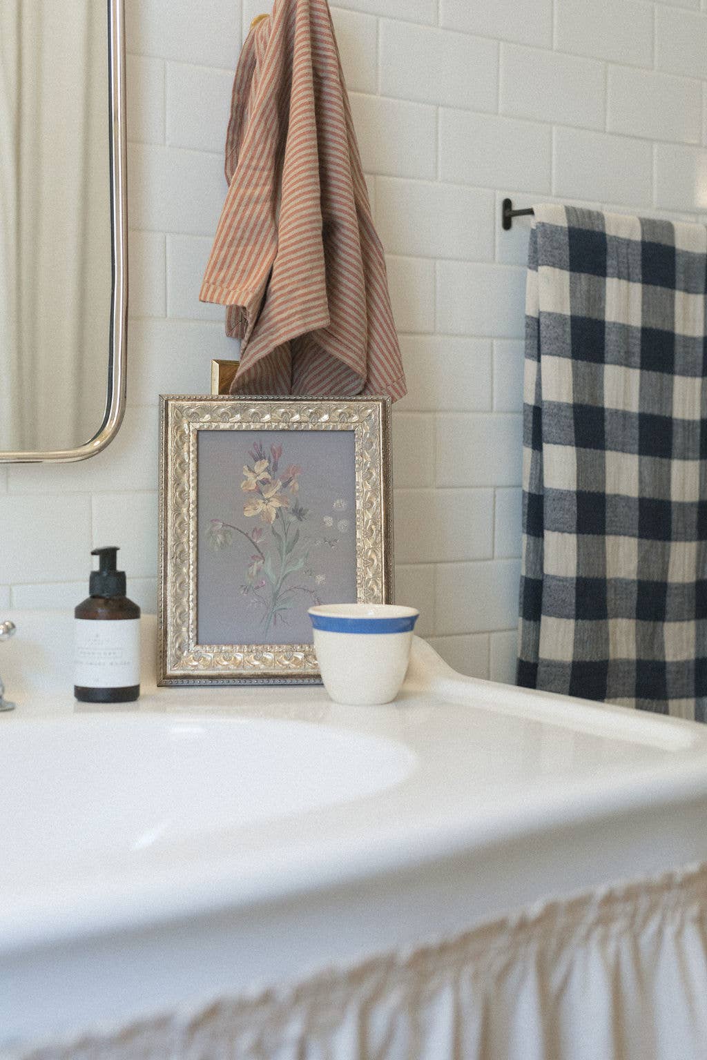 Petal Lane Home - French Wildflowers Framed Antique Art: 12x16