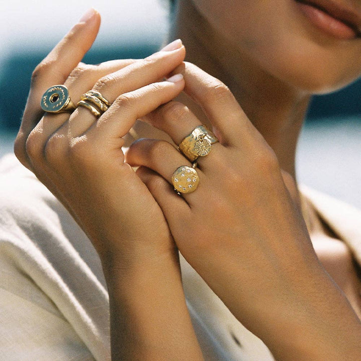 Agapée Jewelry - Lattea Ring | Jewelry Gold Gift Waterproof