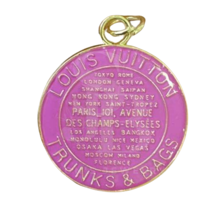 Shannon's Jewelry Bar - Louis Vuitton Charm Zipper Pull LV Enamel Trunks & Bags Tag