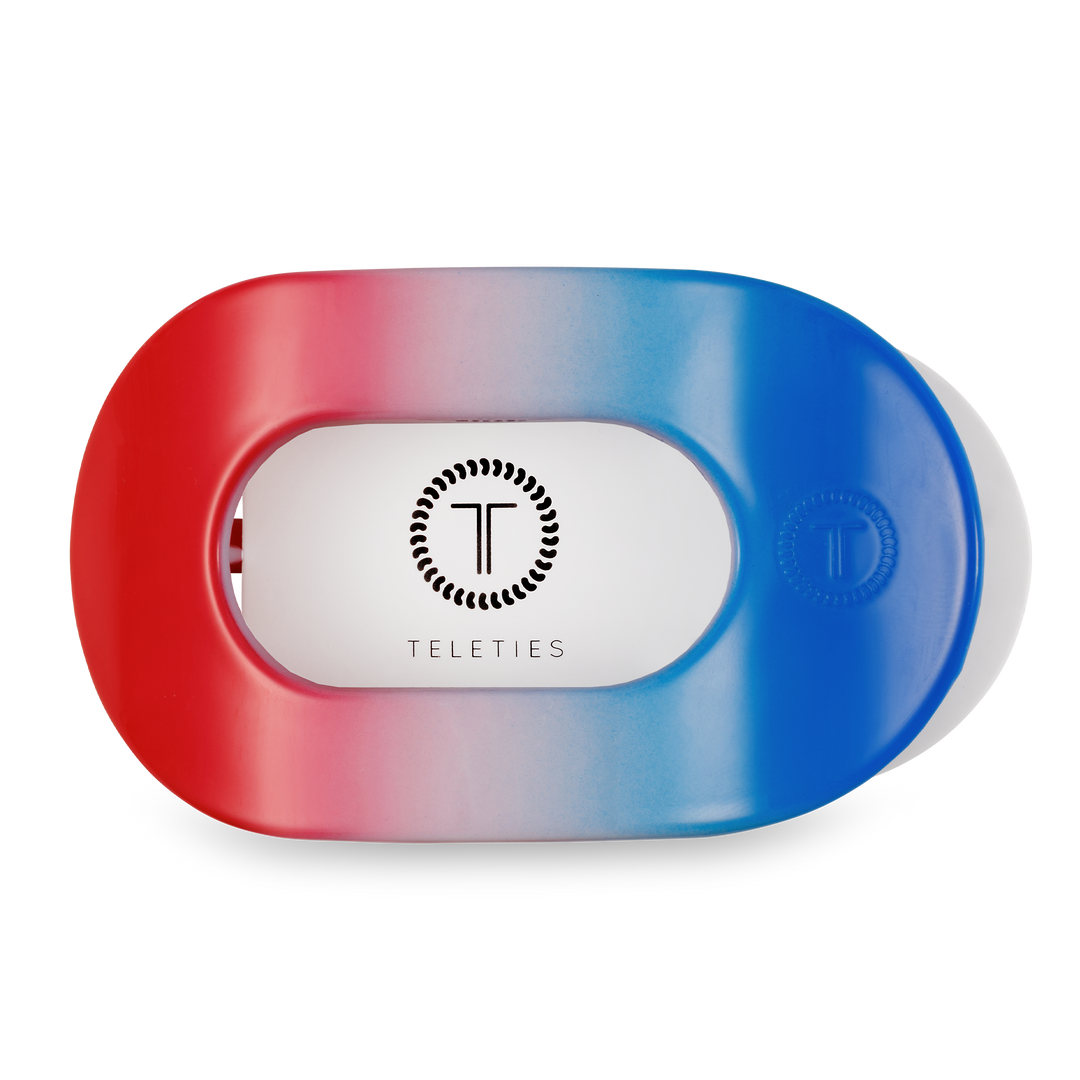 TELETIES - Flat Round Hair Clip | Large | Miss. Americana