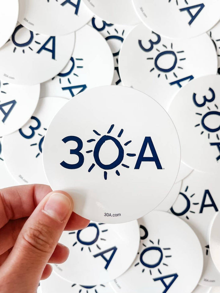 30A Gear - 30A Logo Sticker: Yellow