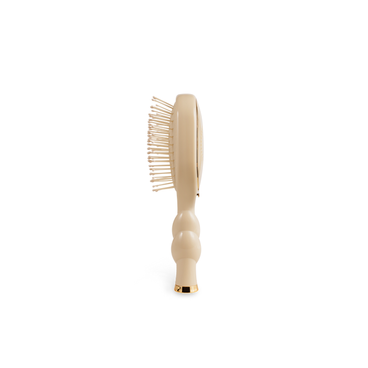 TELETIES - Mini Detangler Brush for Medium Hair - Tan