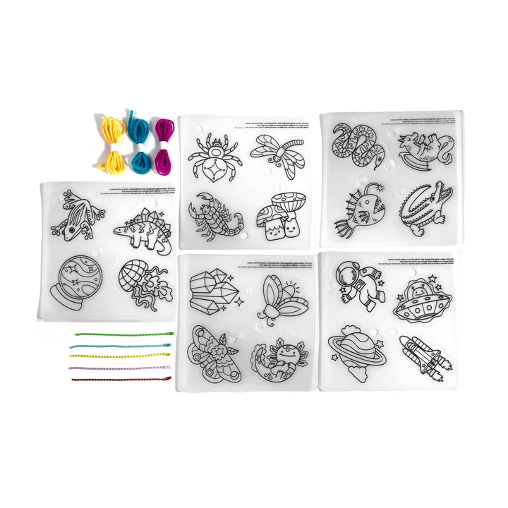 OOLY - Shrink-Its! DIY Shrink Art Kit - Glow Buddies