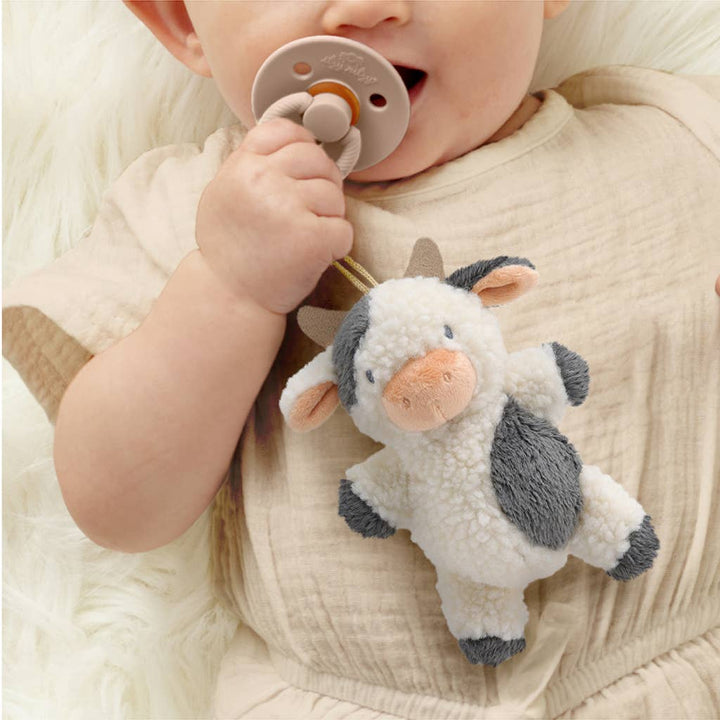 Itzy Ritzy - *NEW OPTIONS* Bitzy Pal Natural Rubber Pacifier & Plush: Bow
