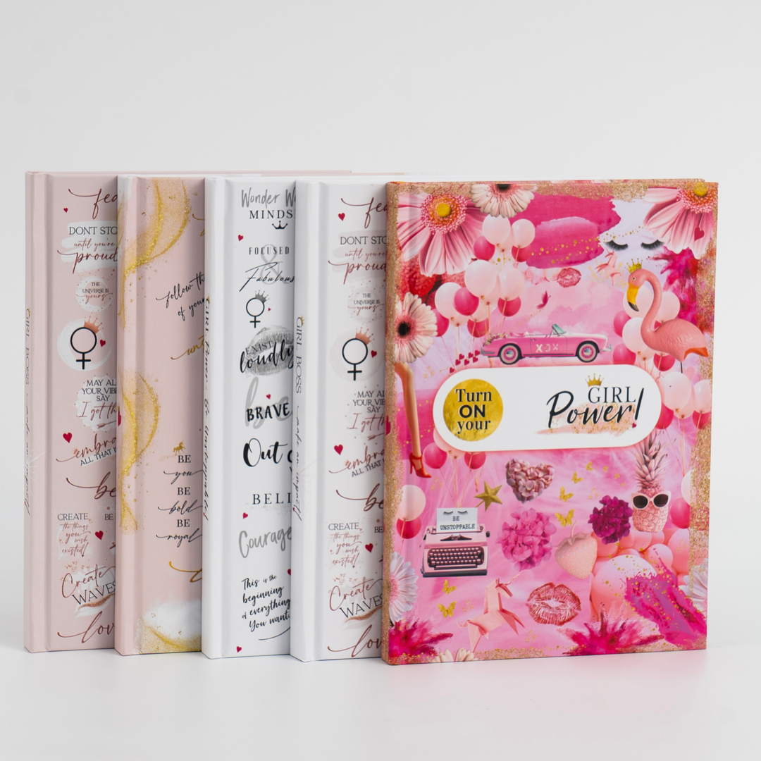 Girl Power 24/7 - Queen – You Were Born to Shine Bright! Hardcover Journal: Journal