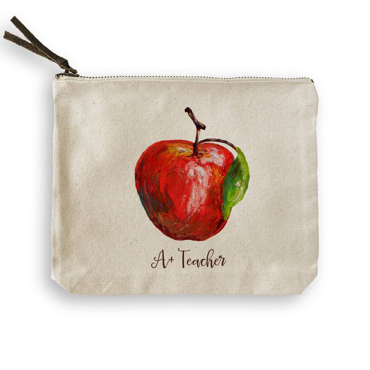 French Graffiti - Apple with A+ Teacher: Dishtowel