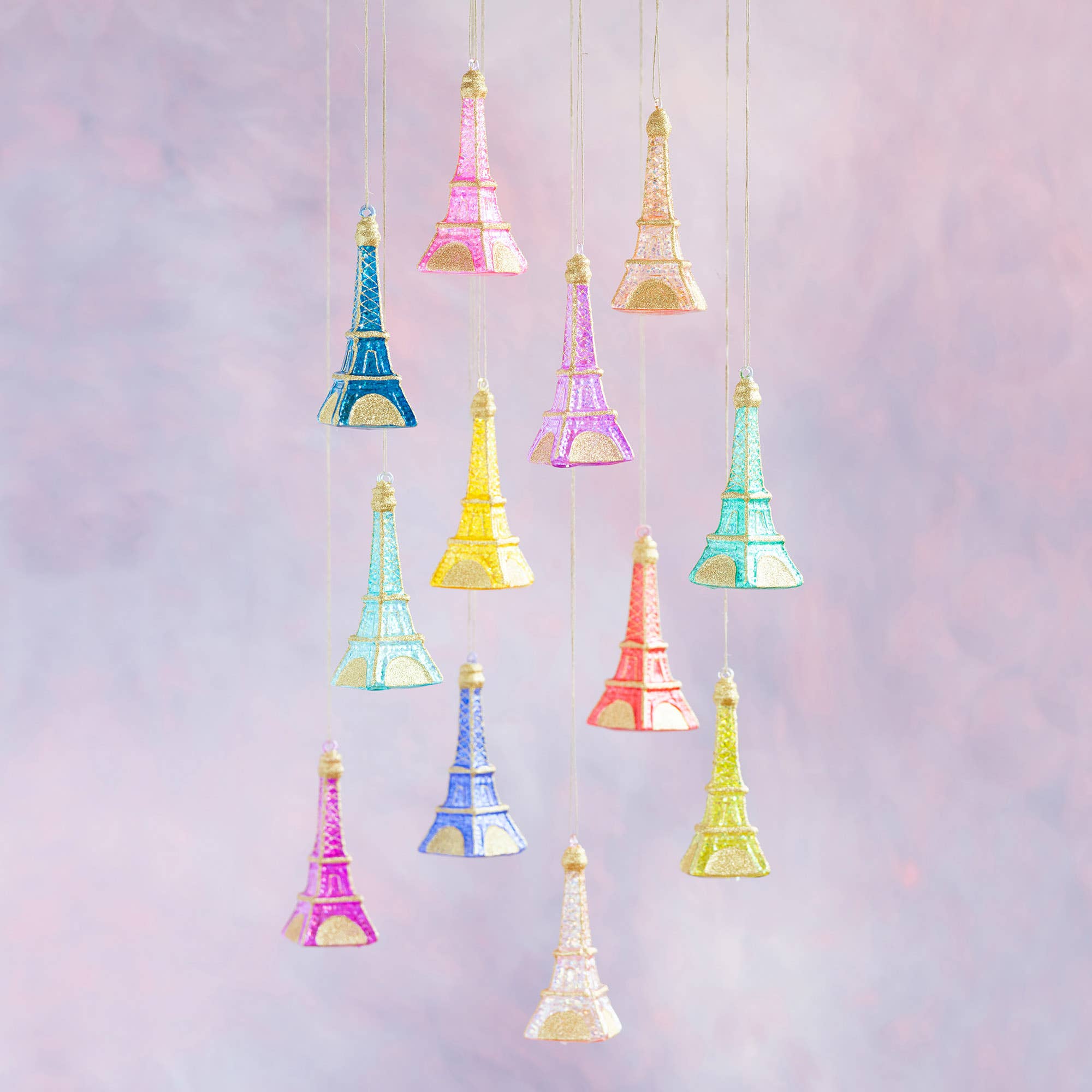 Glitterville Eiffel Tower Ornament