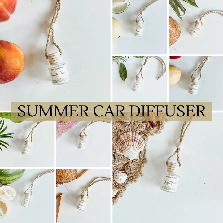 HOLLOWOOD FRAGRANCE - Summer Car Diffusers: STRAIGHT BEACHIN