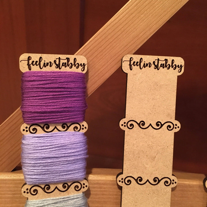 Snarky Crafter Designs - Embroidery Floss Organizer for 5 Colors: Set of Two