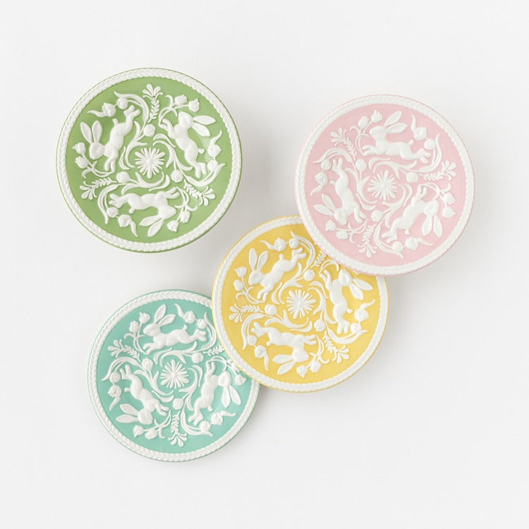 Embossed Plate Ceramic, 8"