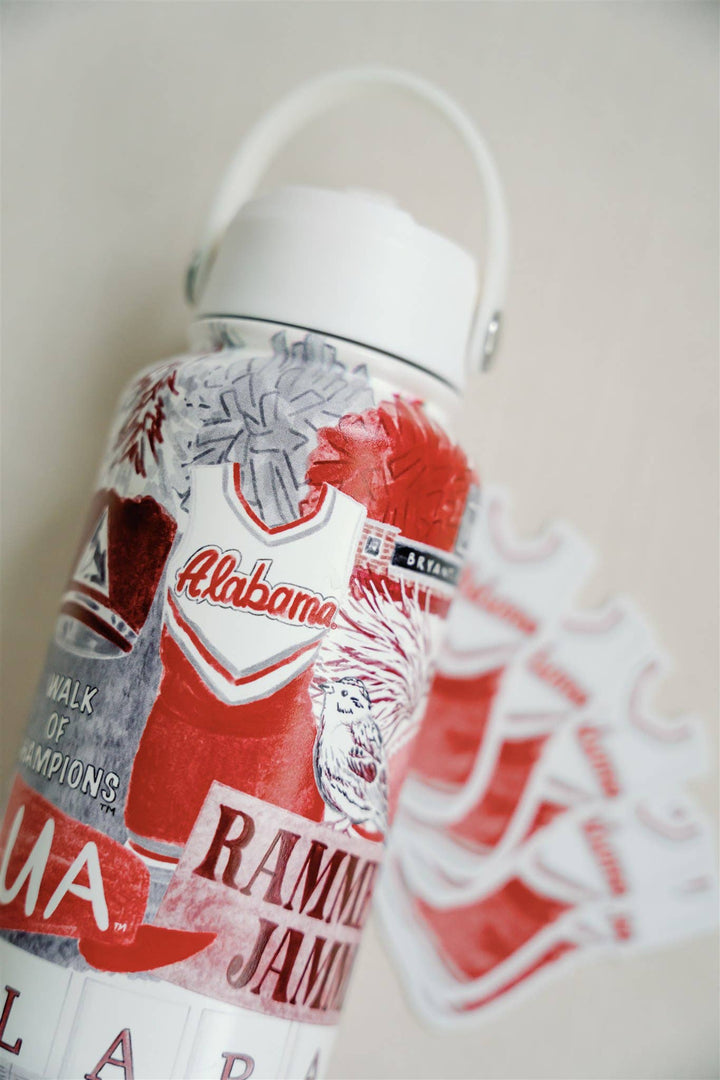 Gracefully Made Art - The University of Alabama 32 oz Insulated Water Bottle