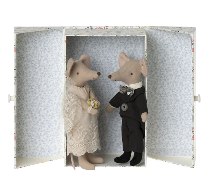 Maileg Wedding Mice Couple in box