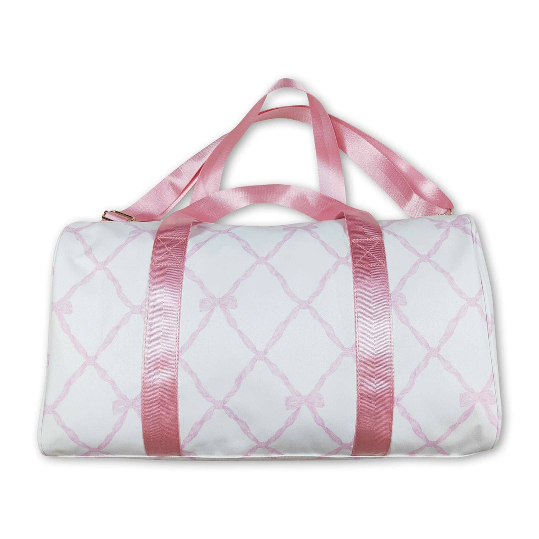 Yawoo Garments - Pink bow duffel bag