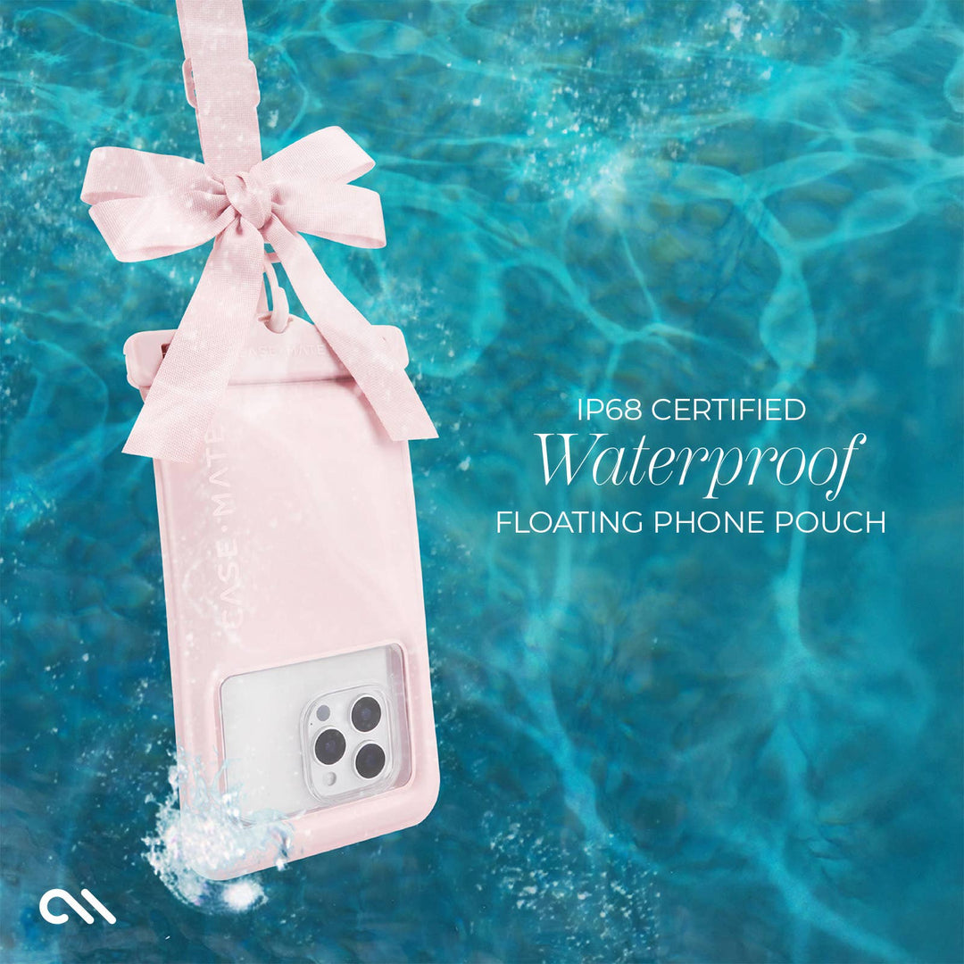 Case-Mate - Case-Mate Ballet Pink Bow Waterproof Floating Pouch