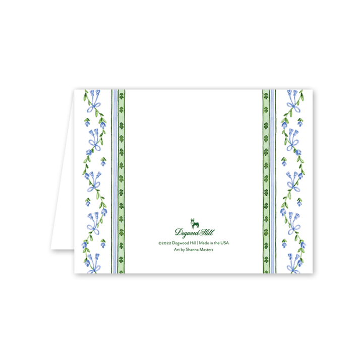 Dogwood Hill - Broderie Bleue Wedding: Single Card