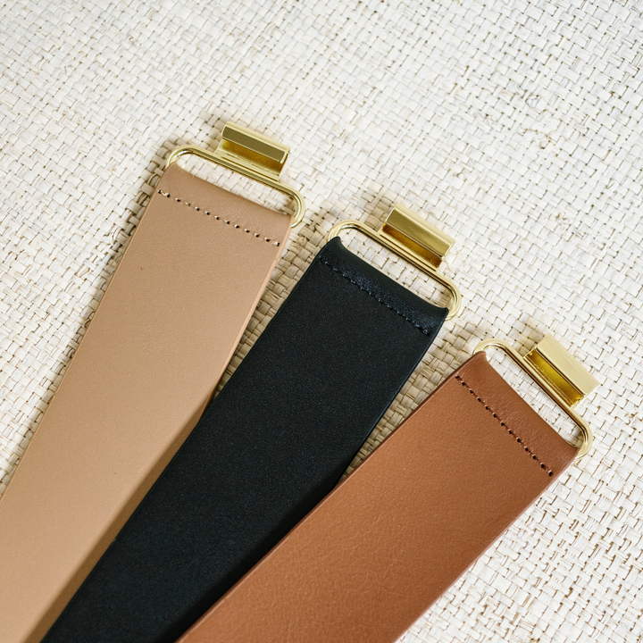 Garland - Brown Genuine Leather Interchangeable Stretch Belt: 2