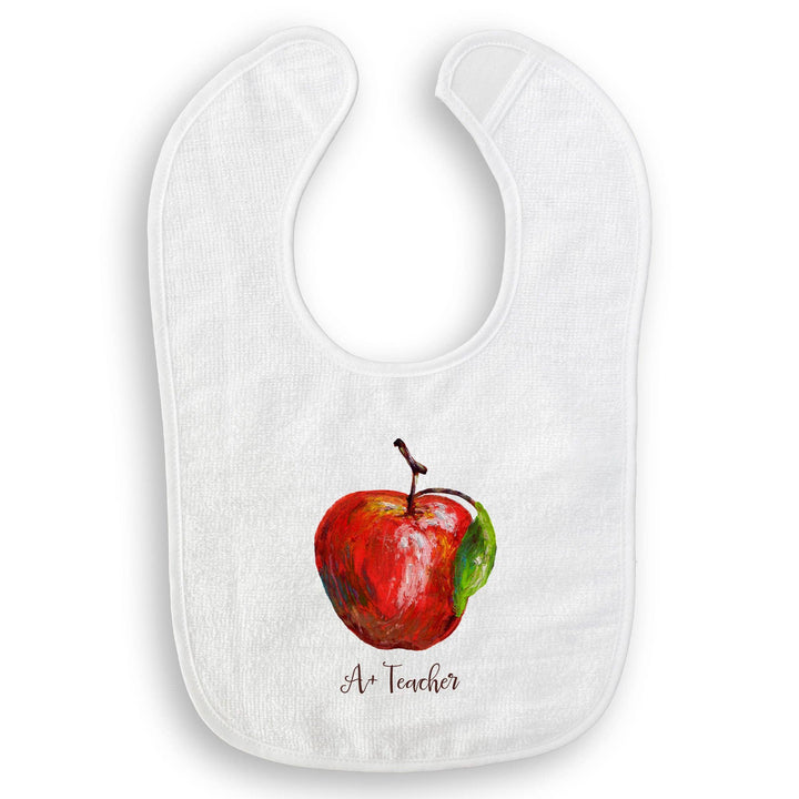 French Graffiti - Apple with A+ Teacher: Dishtowel