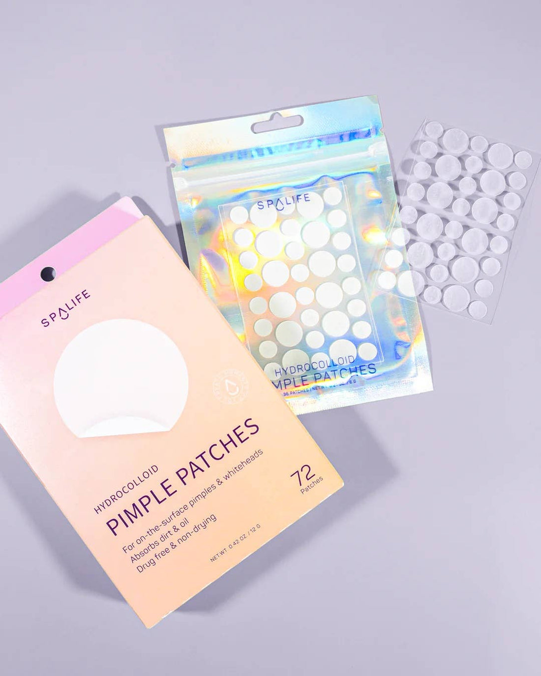 My Spa Life - Hydrocolloid Clear Pimple Patches 72ct - (Pink box)