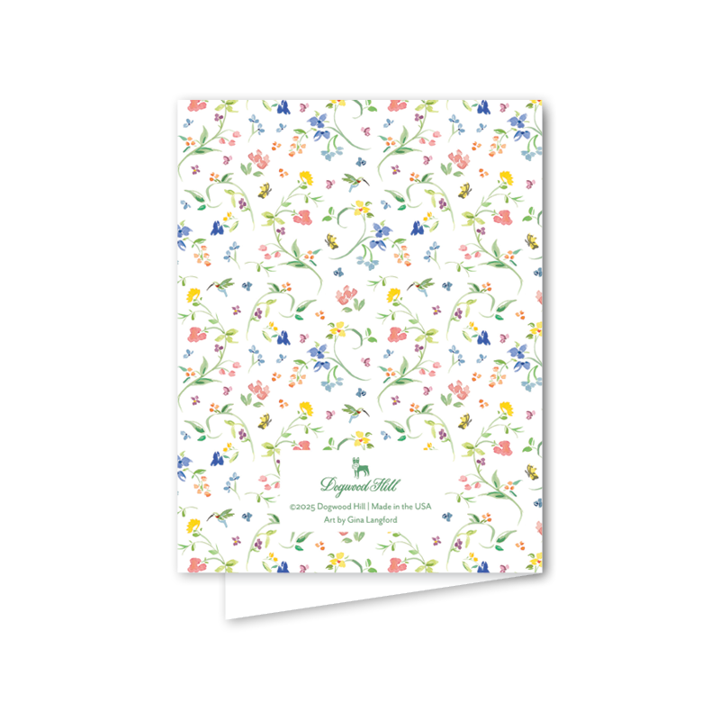 Dogwood Hill - Hummingbird Wedding: Single Card